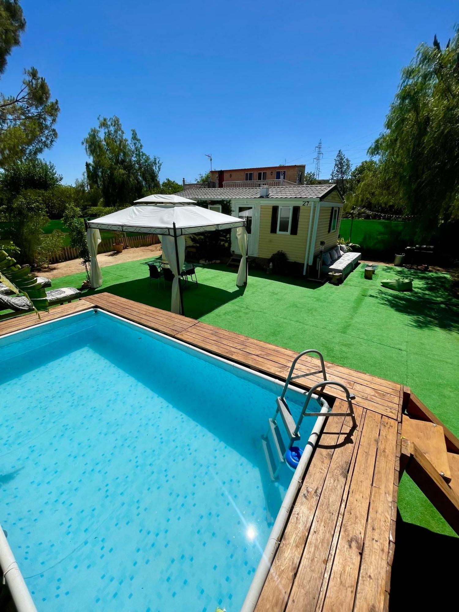 Nomada, Chalet Con Piscina En 阿尔卡拉德瓜代拉 外观 照片